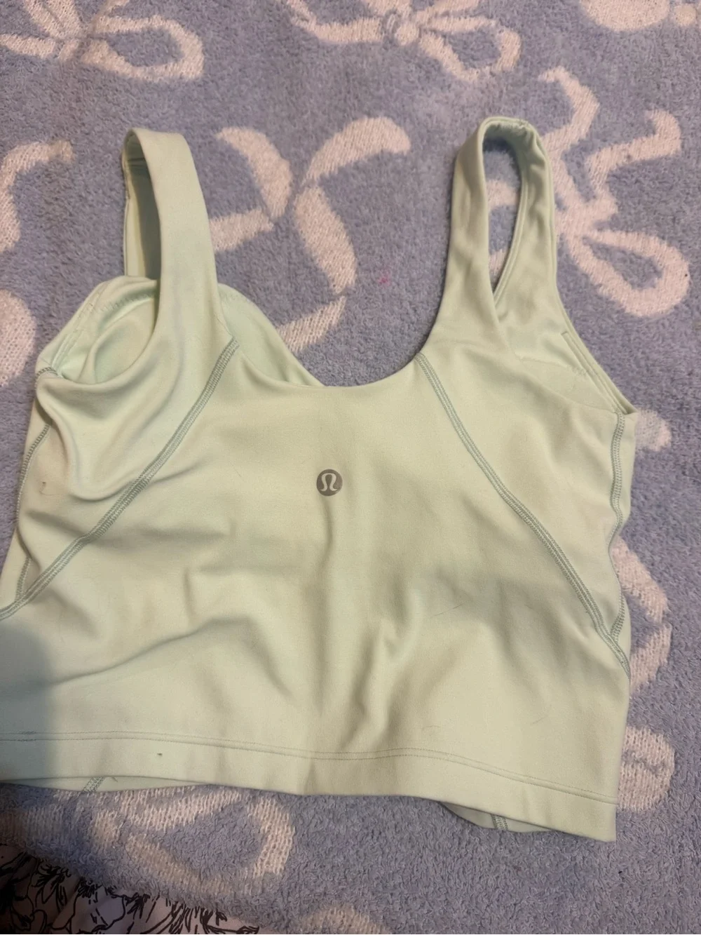 Light Green lululemon align tank - Women